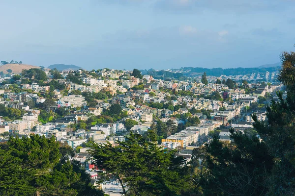 Stadsgezicht Van San Francisco Skyline Van Het Centrum Zonnige Dag — Stockfoto