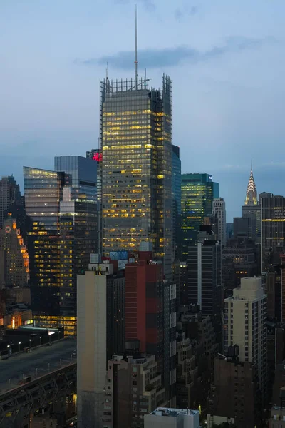 New York City Usa September 2014 Utsikt Över Manhattan Mitt — Stockfoto