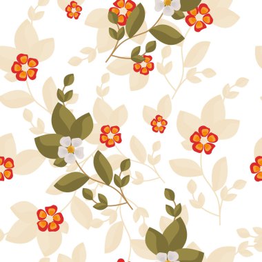 Yeşil yapraklı, çaylı, dallı, yapraklı, yapraklı, beyaz yapraklı. Ambalaj kağıdı, kumaş, kumaş, kartlar, davetiyeler, duvar kağıtları, web tasarım temsilciliği için çiçek arkaplanı