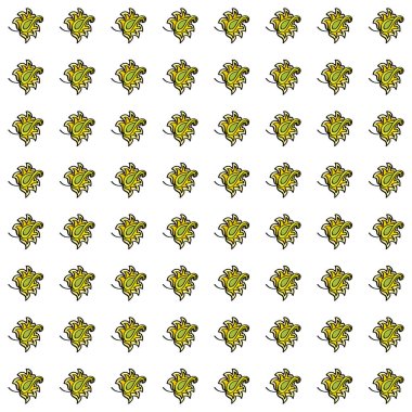 Vektör Hintli dekoratif duvar kağıdı. Batik Endonezyası. Renkli desenli şal desenli ve stilize çiçekli. Çiçeksiz desen. Ambalaj kağıdı, kapak, kumaş, tekstil, duvar kağıdı, perde için tasarım