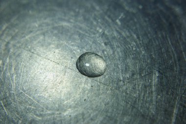 Metal yüzeydeki su damlalarını kapatmak web tasarımı için kullanılabilir. Soyut doku arkaplanı