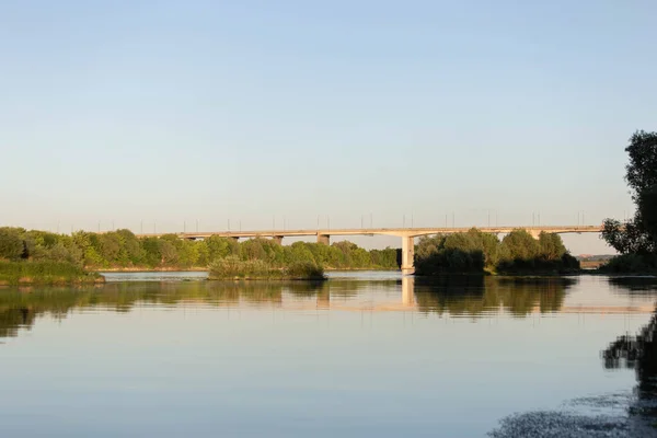 car bridge over the river