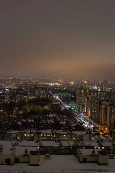 Blick Auf Die Nacht Rjasan — Stockfoto
