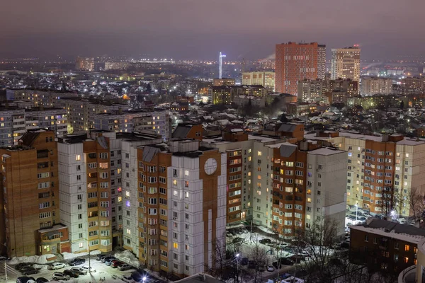 Blick Auf Die Nacht Rjasan — Stockfoto