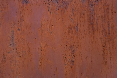 kırmızı paslı metalin dokusu