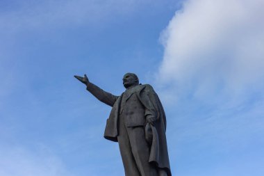 Ryazan 'da Lenin anıtı