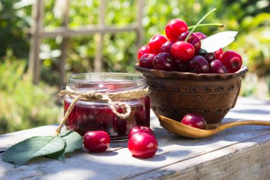 kiraz reçeli yakın görünüm