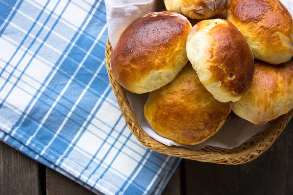 Homemade Scones Russian Patties — Stock Photo, Image