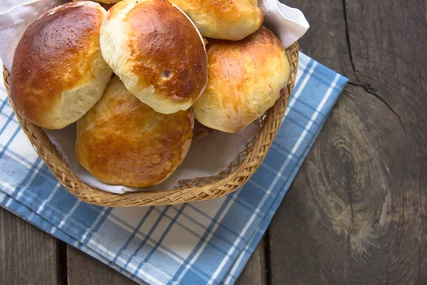 Homemade Scones Russian Patties — Stock Photo, Image