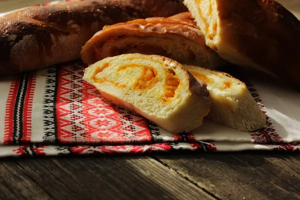 Rollo Rodajas Con Calabaza —  Fotos de Stock