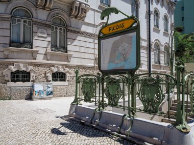 Lizbon Picoas metro istasyonu