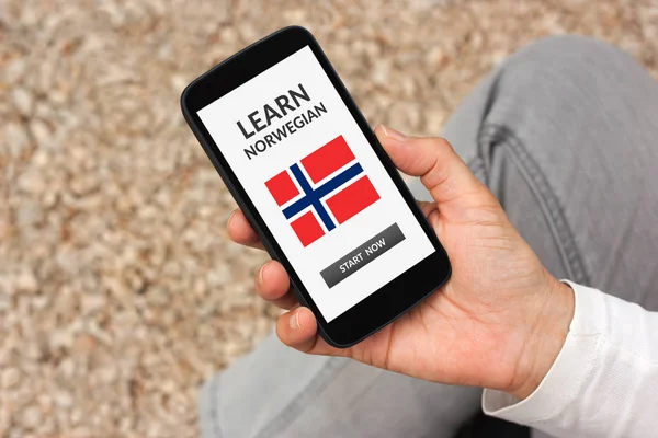 Aprender concepto noruego — Foto de Stock