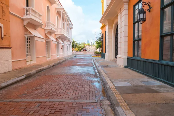 Street View Colorful Καρταχένα Στην Κολομβία — Φωτογραφία Αρχείου