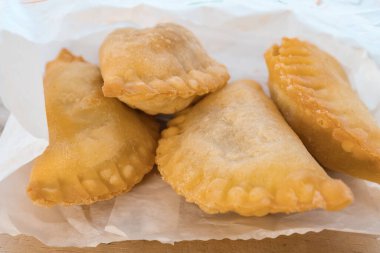 Empanada 'lar lezzetli Kolombiya yemekleri