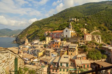 cinque terre Milli Parkı, liguria, İtalya için şaşırtıcı görünümü