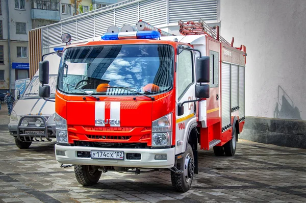 İtfaiye aracı Isuzu. Şehir Ufa