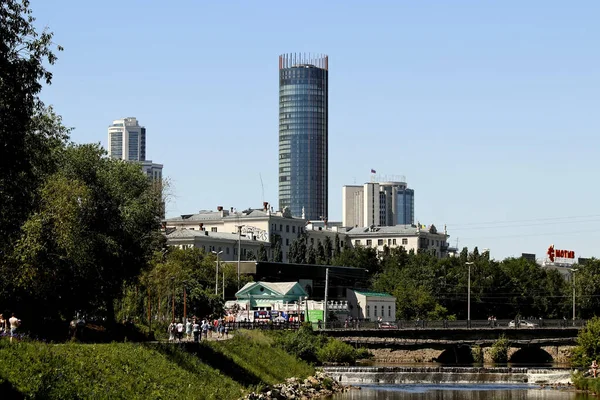 Stad Een Levend Organisme Van Residentiële Openbare Administratieve Religieuze Gebouwen — Stockfoto