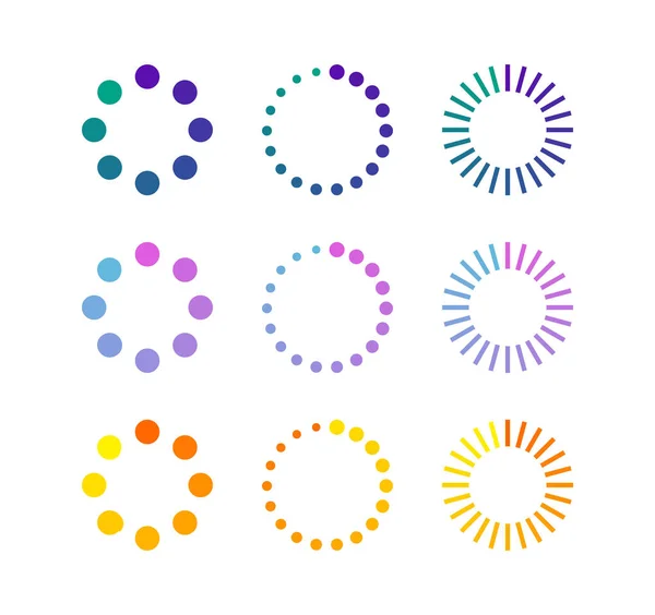 Işık arkaplanındaki indirmenin renkli vektör durumu.