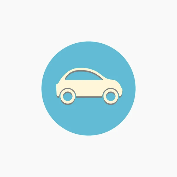 Işık arkaplanındaki otomatik düz simgenin vektör illüstrasyonu.