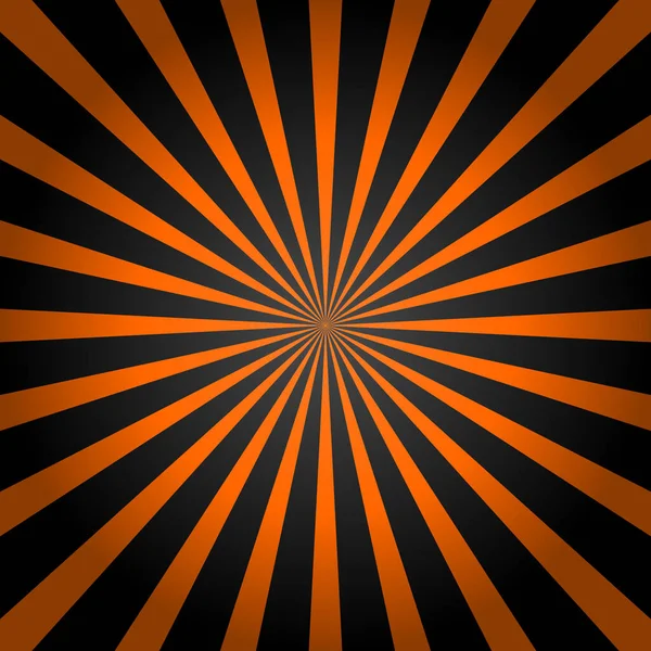 Vektör illüstrasyonu siyah ve turuncu renkli güneş patlaması.