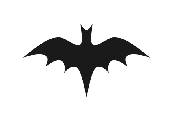 Εικονογράφηση Διανύσματος Νυχτερίδας Φόντο Φωτός Σύμβολο Φόβου Και Βαμπίρ — Διανυσματικό Αρχείο