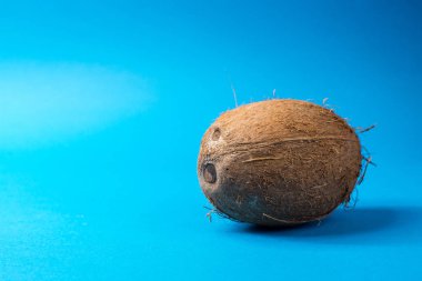 arka planda, Bütün Hindistan cevizi yakın çekim