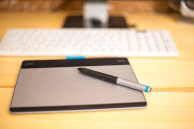 İşyerinde grafik tablet