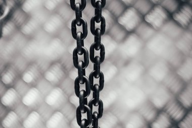 seçici odak modern Asansör zincirleri 