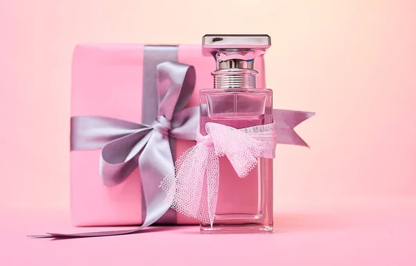 Gift Concept Minimal Background Close — Stock Photo, Image