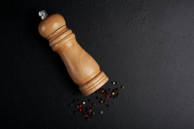 Stüdyo sho karabiber tablo ile gıda kompozisyonu