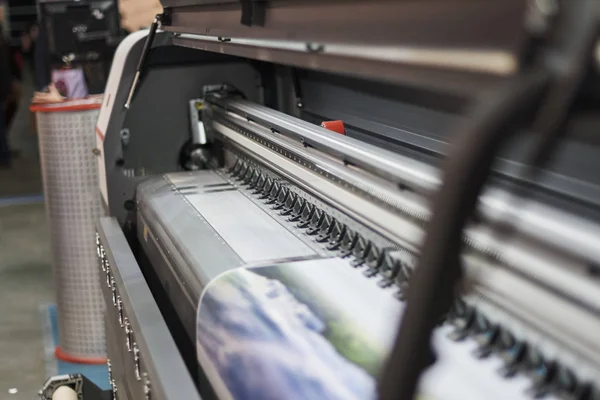 Large Inkjet Printing Machine — Stock Photo, Image