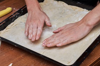 Pizza hamur hazırlama