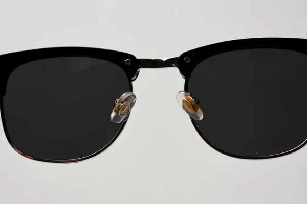 Óculos Escuros Pretos Isolados Fundo Branco — Fotografia de Stock
