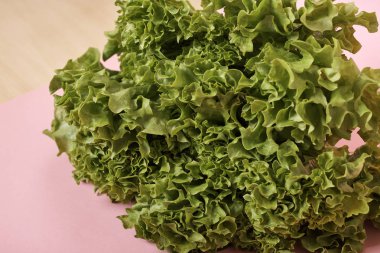 Taze marul salatasına yakından bak. 