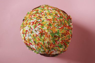 Pasta pastası arka planda fotokopi alanı ile