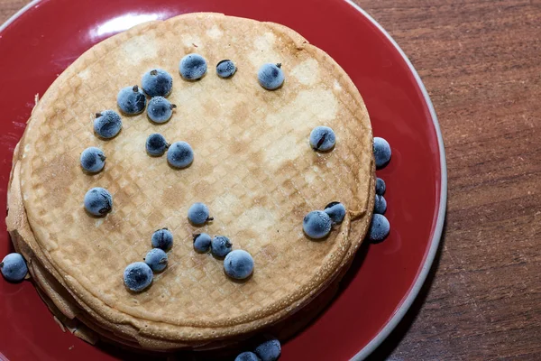 Stack Crepes Black Currant — Stock Photo, Image