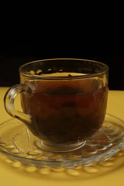 Чашка Чаю Скляній Чашці — стокове фото