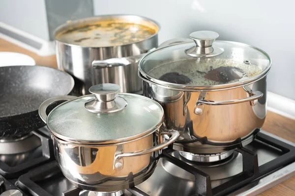 Kitchen Utensils Stove Culinary Concept — Stock Photo, Image