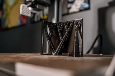 3d yazıcı yazıcı figür yakın çekim makrosu