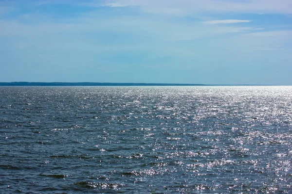 Mar Tranquilo Cielo Azul Verano Vacaciones — Foto de Stock