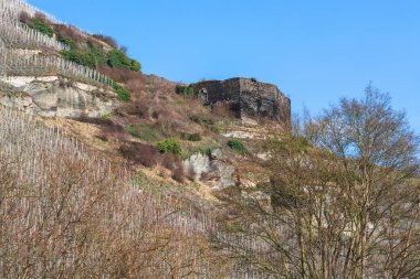Zeltinge Mosel şarap büyüyen şehre Zeltinger güneş saati