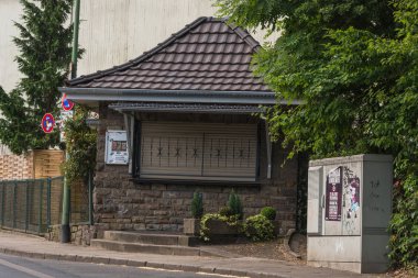 Essen; NRW; Almanya - 01 Haziran; 2017:Small köşk iş görevi nedeniyle kapalı.