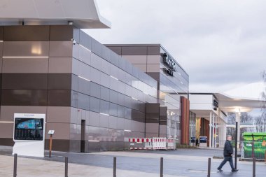 Bochum, Bochum Ruhr Park Alışveriş Merkezi Nrw, Almanya - 11 Ocak, 2016:Exterior giriş. Bochum Ruhr Park Alışveriş Merkezi en büyük biridir Almanya.