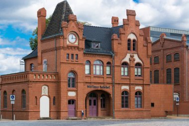 Woerlitzer Bahnhof, Dessau, Saksonya-Anhalt, Almanya