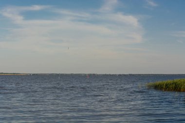 Fischland 'daki Ulusal Park Vorpommersche Boddenlandschaft Baltık beldesi Ahrenshoop, Almanya