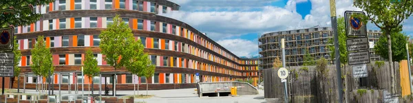 Umwelt Und Bunte Fassade Des Umweltbundesamtes Dessau — Stockfoto