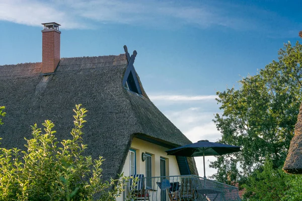 Dettaglio di una casa sul Fischland-Darss — Foto Stock
