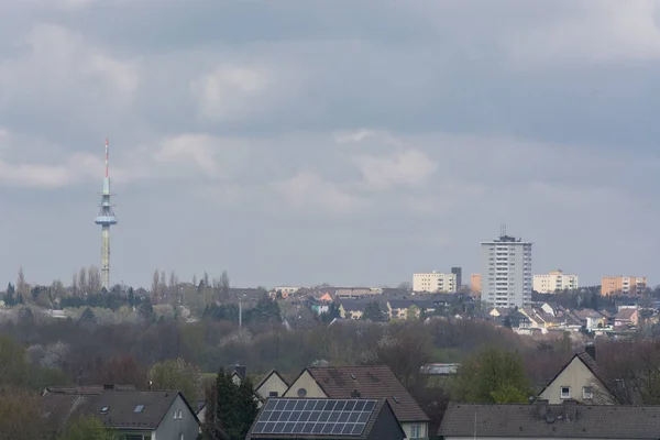 Panoramablick auf die Stadt Velbert — Stockfoto