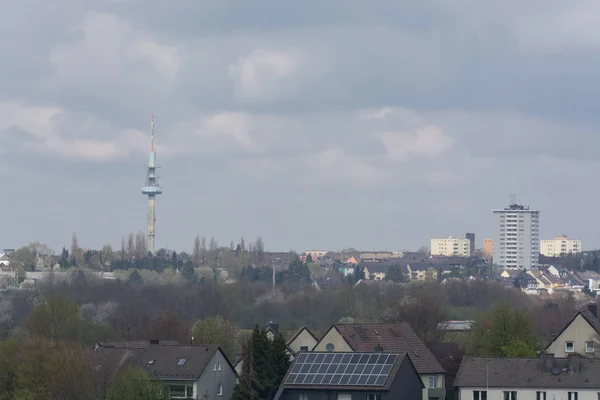 Panoramablick auf die Stadt Velbert — Stockfoto