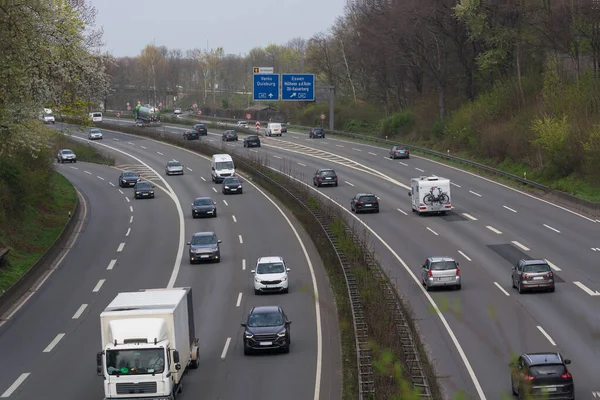 Cars on the highway Stock Picture